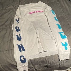 Mens Medium “young money” sweater. Worn max 3 times and in awesome shape.